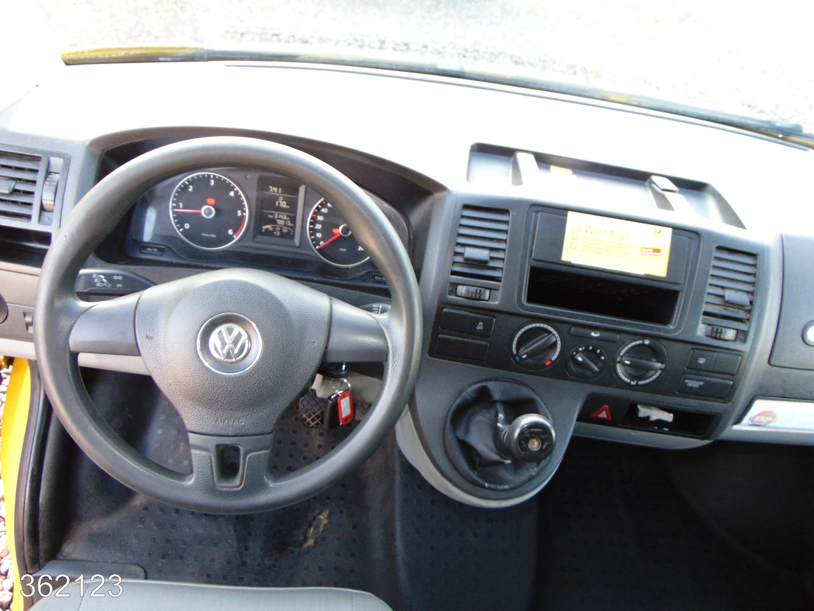 VW T5 Transporter 2.0 TDI 2x Schiebetür-3 Sitzer, Interne Nummer: 362123 Bild Nr. 4